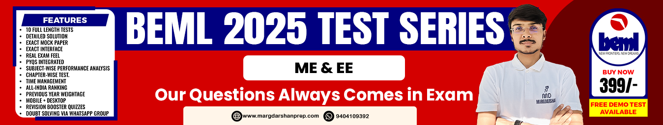 BEML 2025 Test Series